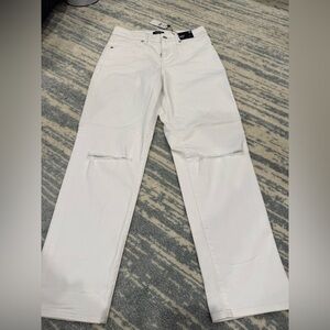 Express White Denim Jeans NWT